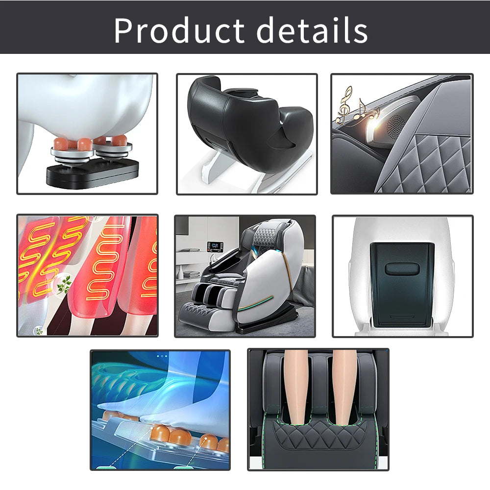 4D Shiatsu Full Body Massage Chair | Deep Tissue Recliner | Tidesmit Massage Chairs Tidesmit
