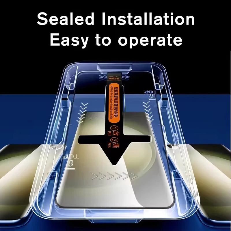 1-3Pcs One-click Installation HD Screen Protector For Samsung S25 S24 Ultra S23 Plus S22 S20 AE Tidesmit