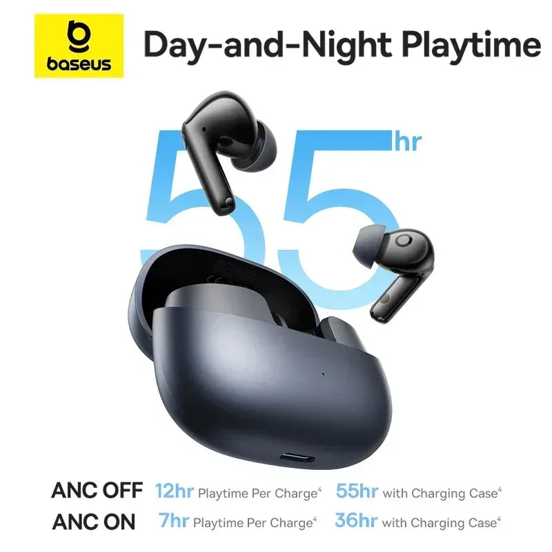 Tidesmit 50dB ANC Wireless Earbuds | Hi-Res Audio Bluetooth TWS Tidesmit