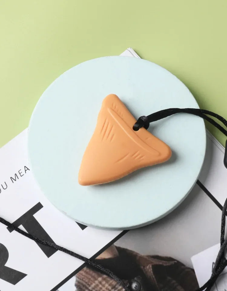 Sensory Chew Necklaces for Kids with Teething, for ADHD Autism Biting Needs, Oral Motor Chewy Teether Silicone Teethers