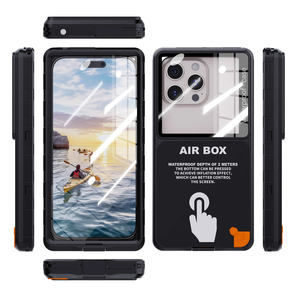 Waterproof Phone Case for 6.9 Inch Devices - IP68 Certified Shockproof Tidesmit