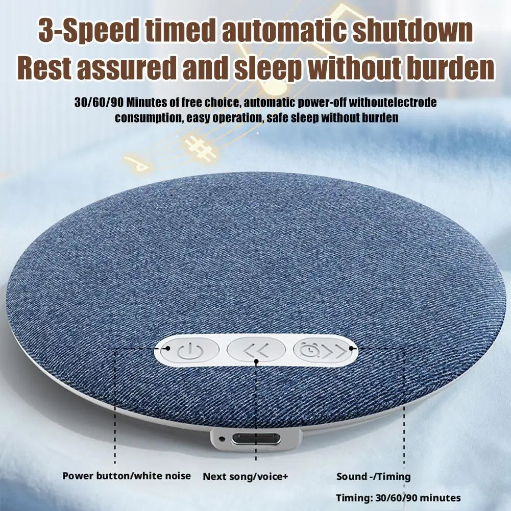 Mini Sleeping Bluetooth Speaker Nature Sound White Noise Soundbar Wireless MP3 Music Player Ultra Thin Timed Shutdown Audio Pla
