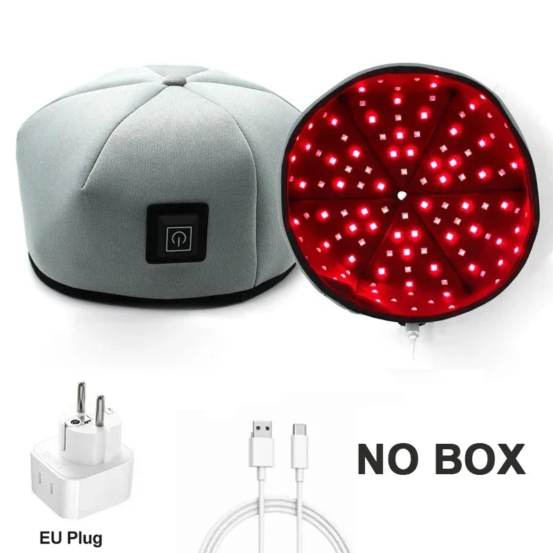 2024 New Red Light Therapy Cap Laser 660nm 830nm Red Near Infrared Hair Regrowth Hat Hair Loss Treatment Helmet Scalp Massager