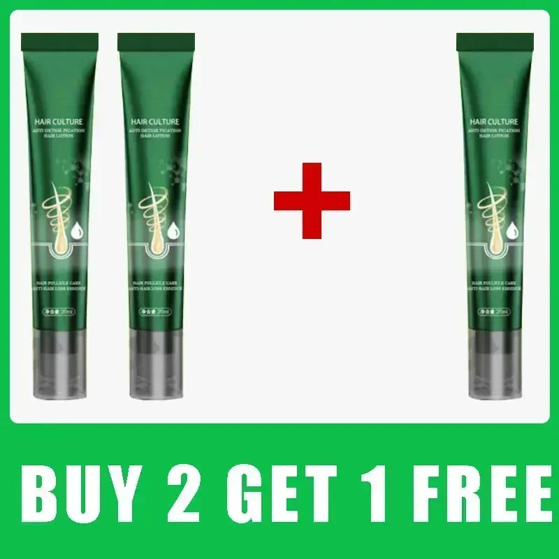 Biotin Hair Growth Oil for Thicker Hair | Natural Scalp Treatment Scrubs Treatments 3PCS Tidesmit