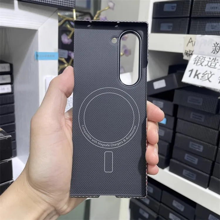 Samsung Galaxy Z Fold 7 Carbon Fiber Case with MagSafe Compatibility Tidesmit