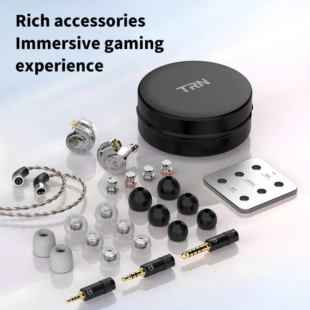 TRN Conch DLC Dynamic In-Ear Monitors with Hi-Res Audio by Tidesmit Tidesmit