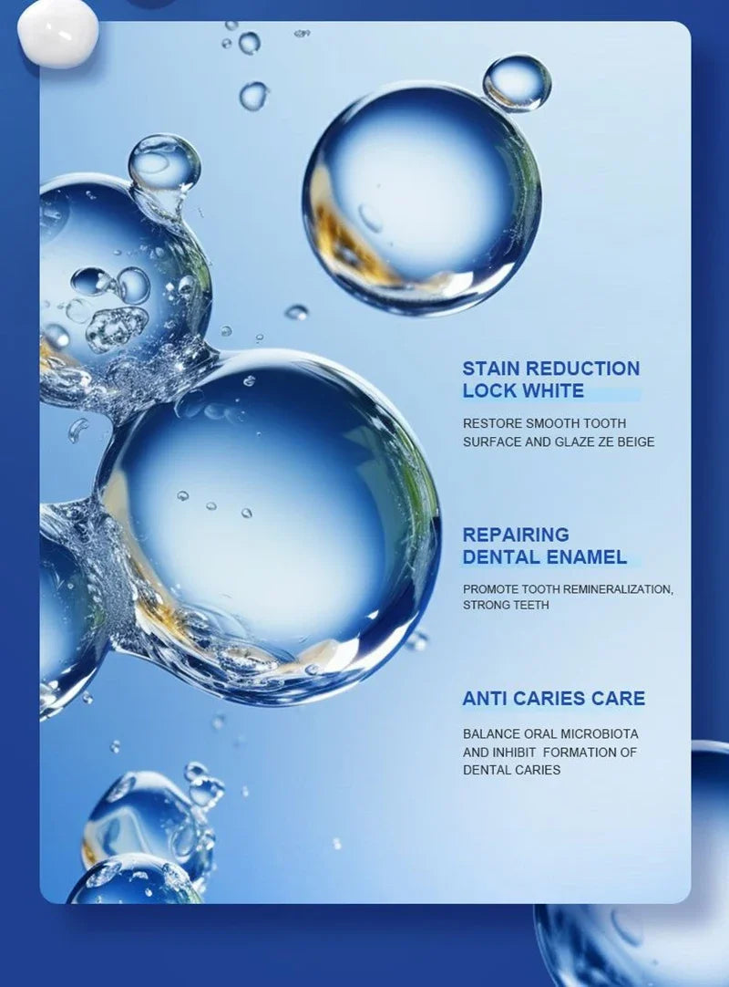 Tidesmit 120g hydroxyapatite whitening toothpaste for plaque removal, deep clean, and healthy gums.