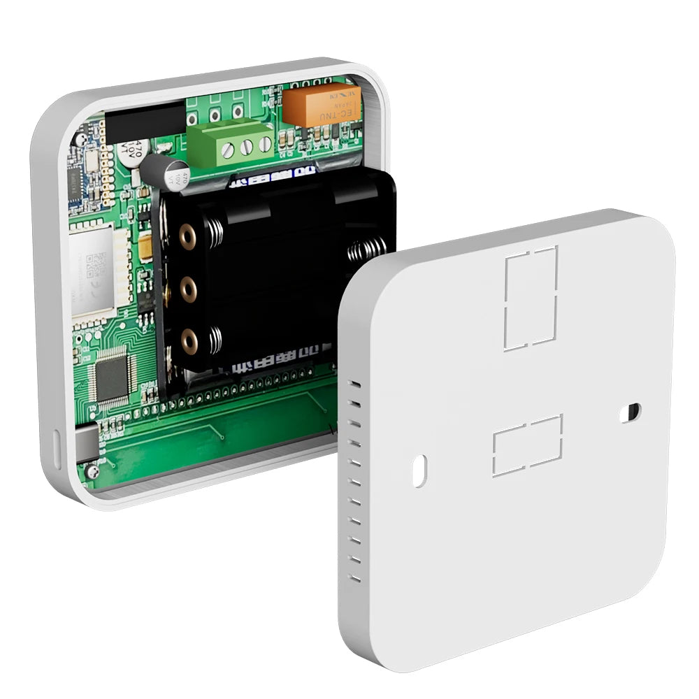 WiFi Thermostat for Boiler Battery Powered Accurate Heating Cooling Control for Your Home Compatible with Alexa Google Alice