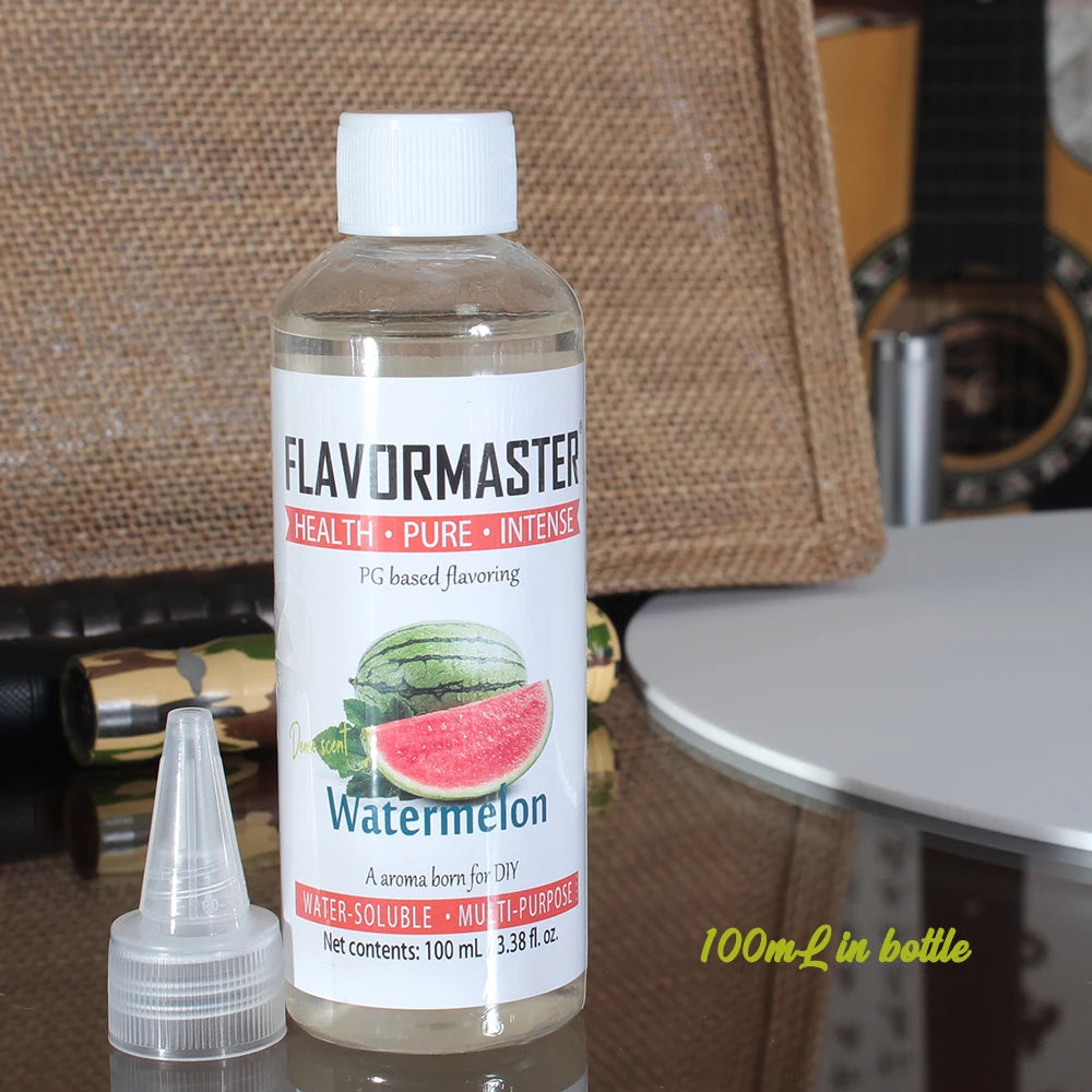 Watermelon Flavor Concentrate PG Based Water Soluble Sweet Fruit Taste Strong Aroma Stable for DIY VP Liquid & Home Brewing