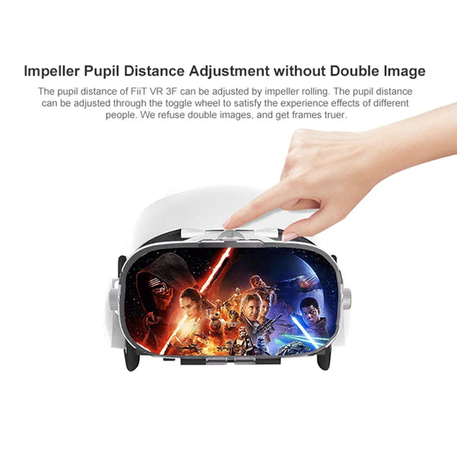 VR Headset for Smartphones with Remote - Immersive 3D Mobile Gaming Tidesmit