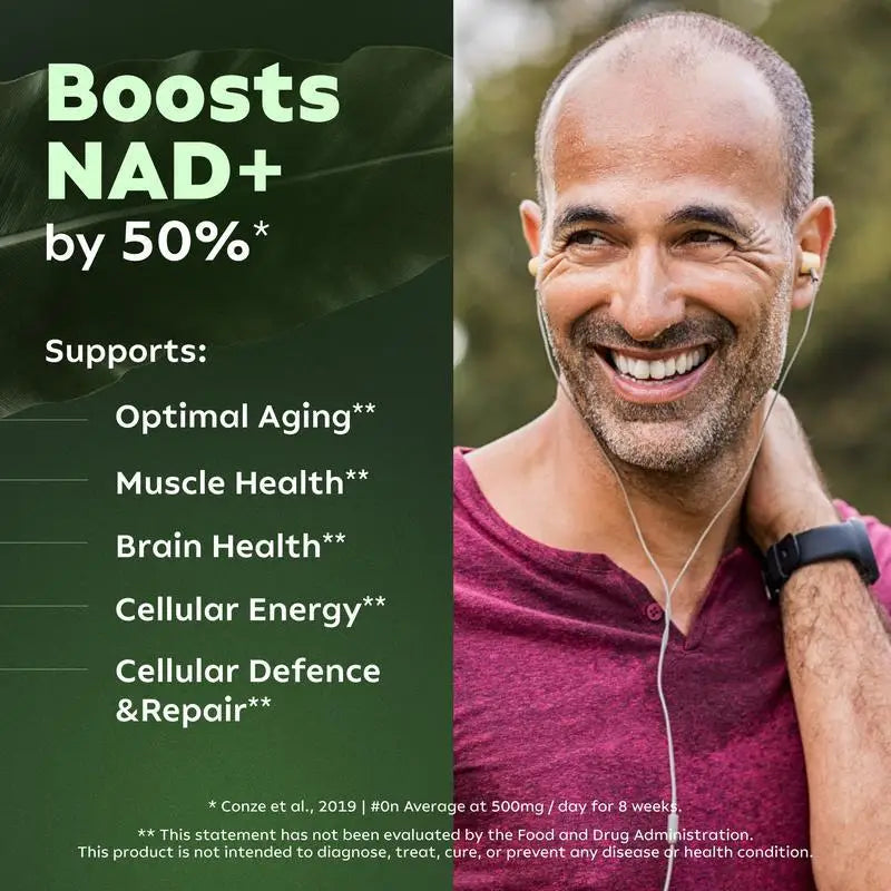 80/240/400Pills Pure NAD+ Nicotinamide Nucleoside 900mg Resveratrol Supplement Vegetarian Capsules Anti-aging