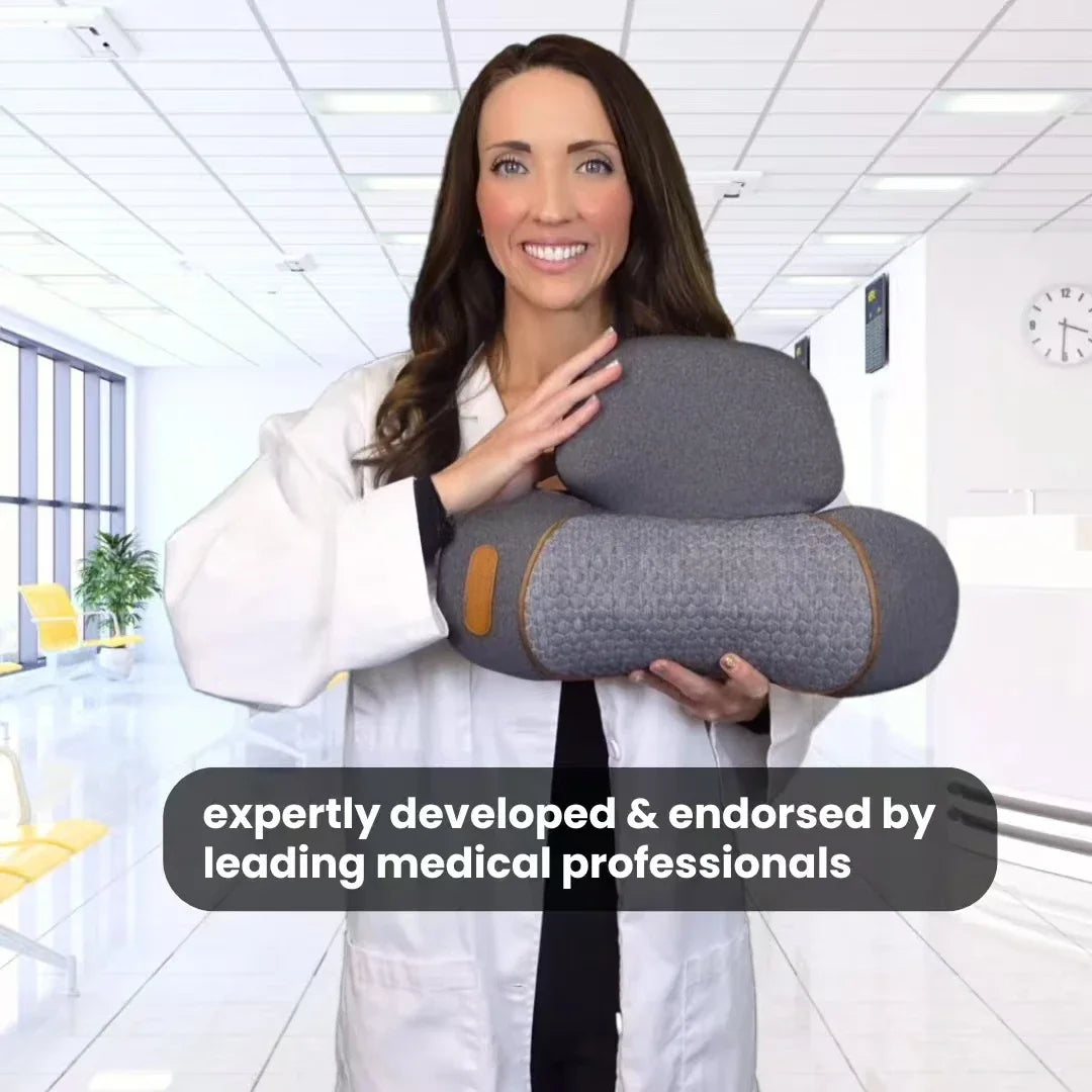 Electric Neck Massager Pillow with Heat Therapy and Vibration - Tidesmit Massage Cushion Tidesmit
