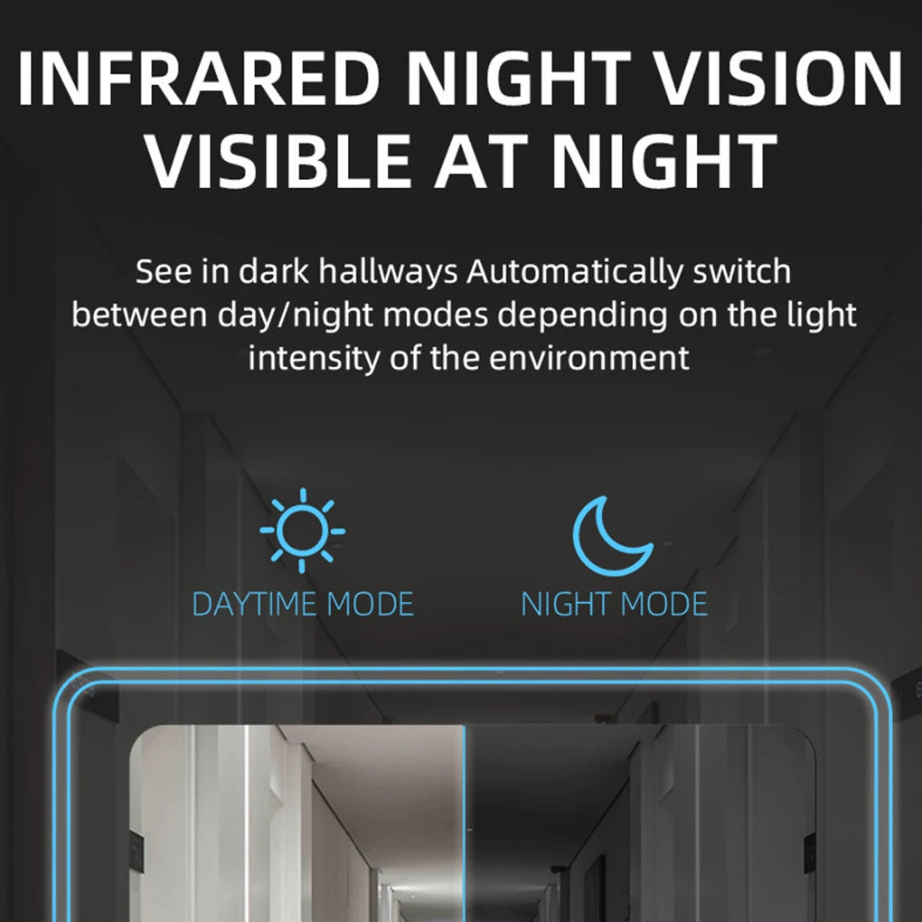 Wifivisual Doorbell Bell Camera Wireless Solar Charging Waterproof Night Vision Smart Home HD Doorbell Two-Way Intercom Voice