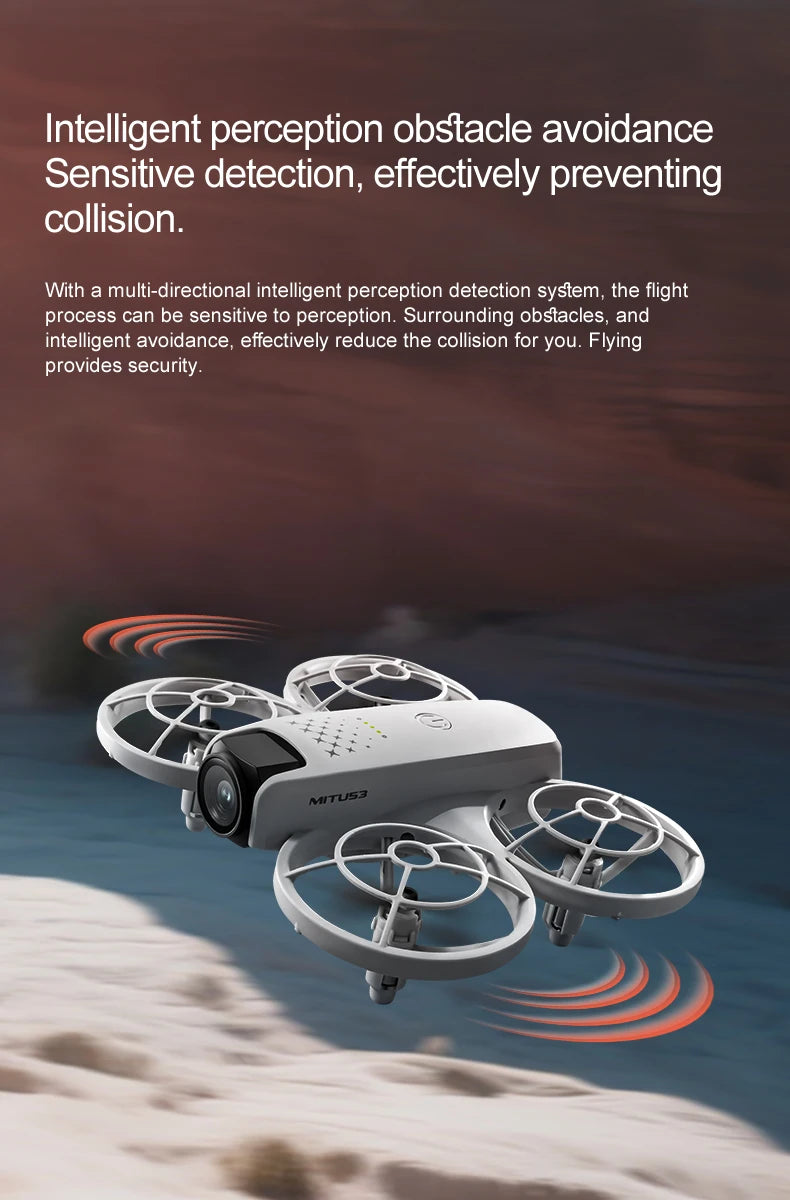 GPS Drone with 8K Camera - Foldable Aerial Quadcopter by Tidesmit Tidesmit