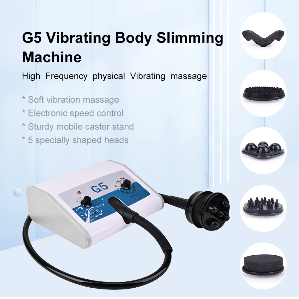 Vibrating Slimming Machine: 5-in-1 Electric Muscle Relief Massager Back Massage Instrument Tidesmit