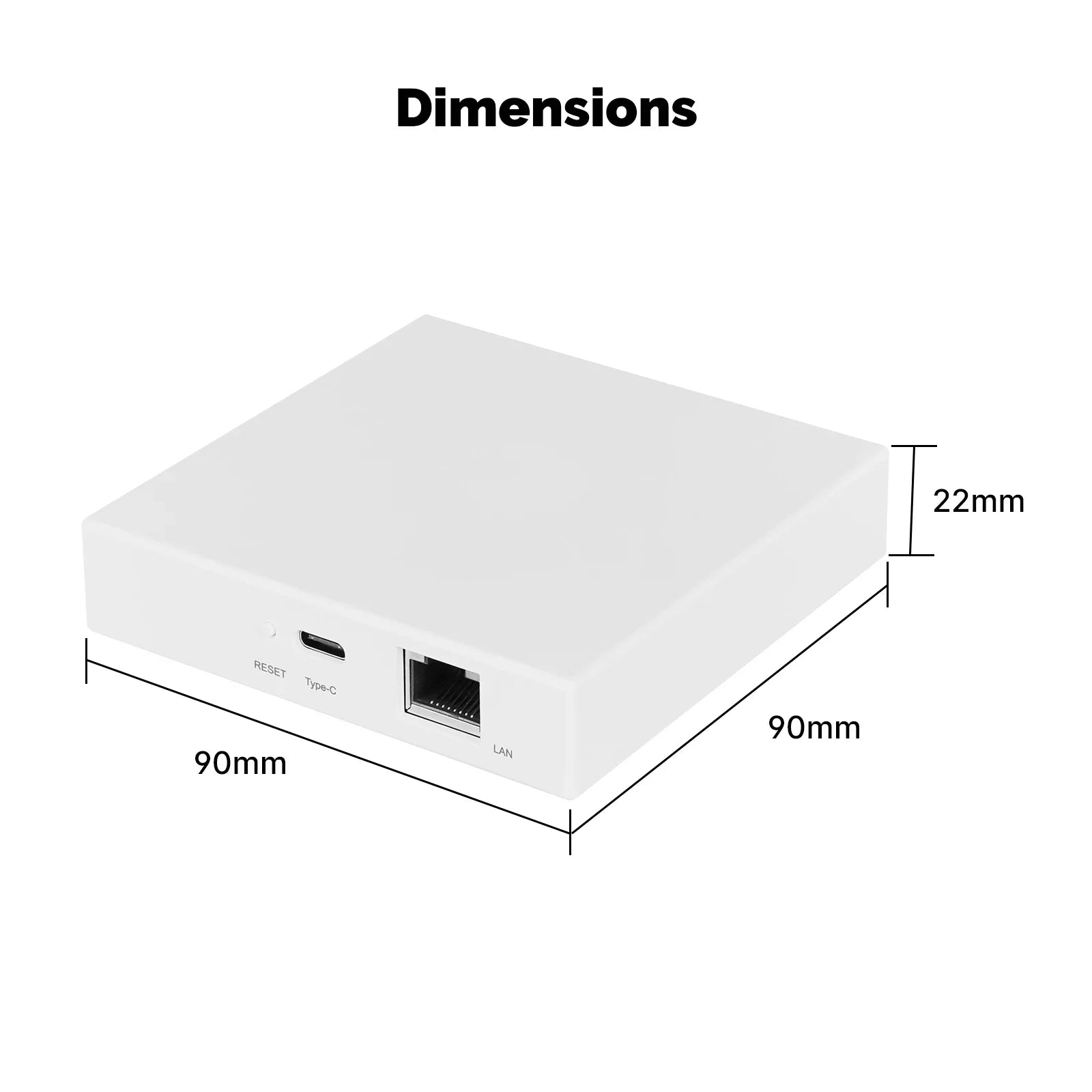 Matter Smart Home Gateway Hub: Zigbee WiFi Bridge for Alexa and Google Home Tidesmit