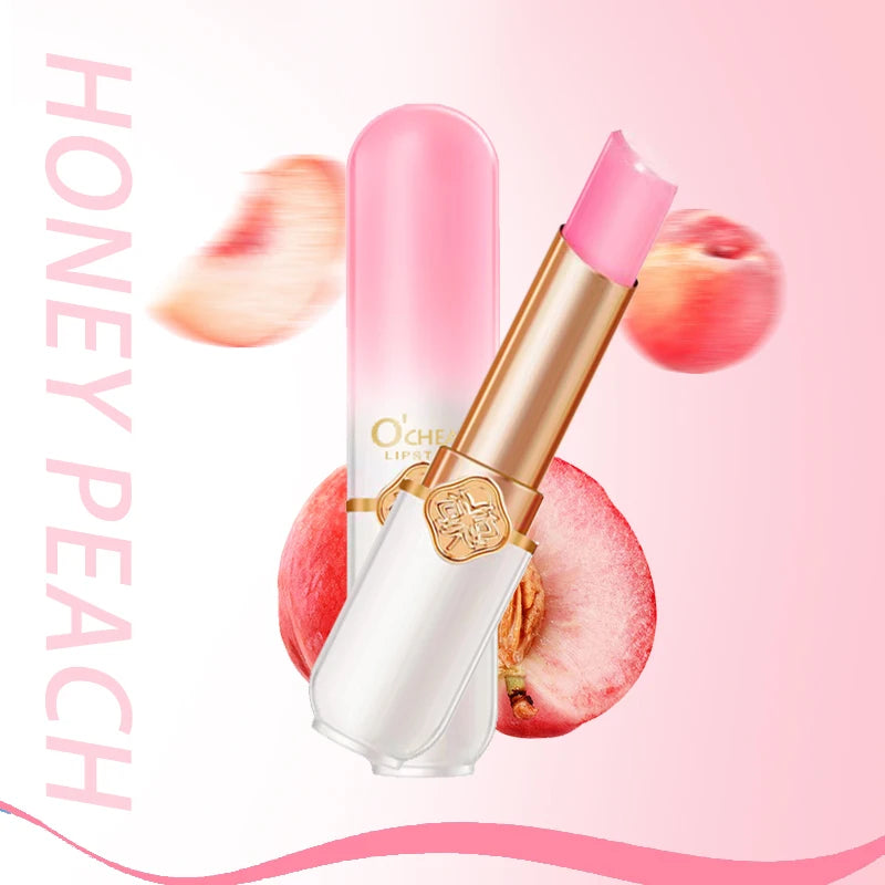 Moisturizing Lip Balm Tint - Fruit Scented Nourishing Treatment by Tidesmit Lip Care peach Tidesmit