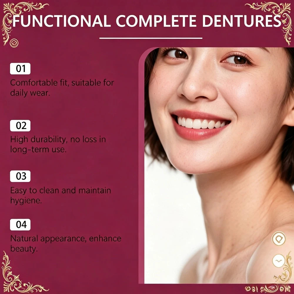 Silicone Gel Smile Veneers Upper & Lower Cosmetic Teeth Cover Comfort Fit Instant Natural Fake Teeth Braces Oral Care