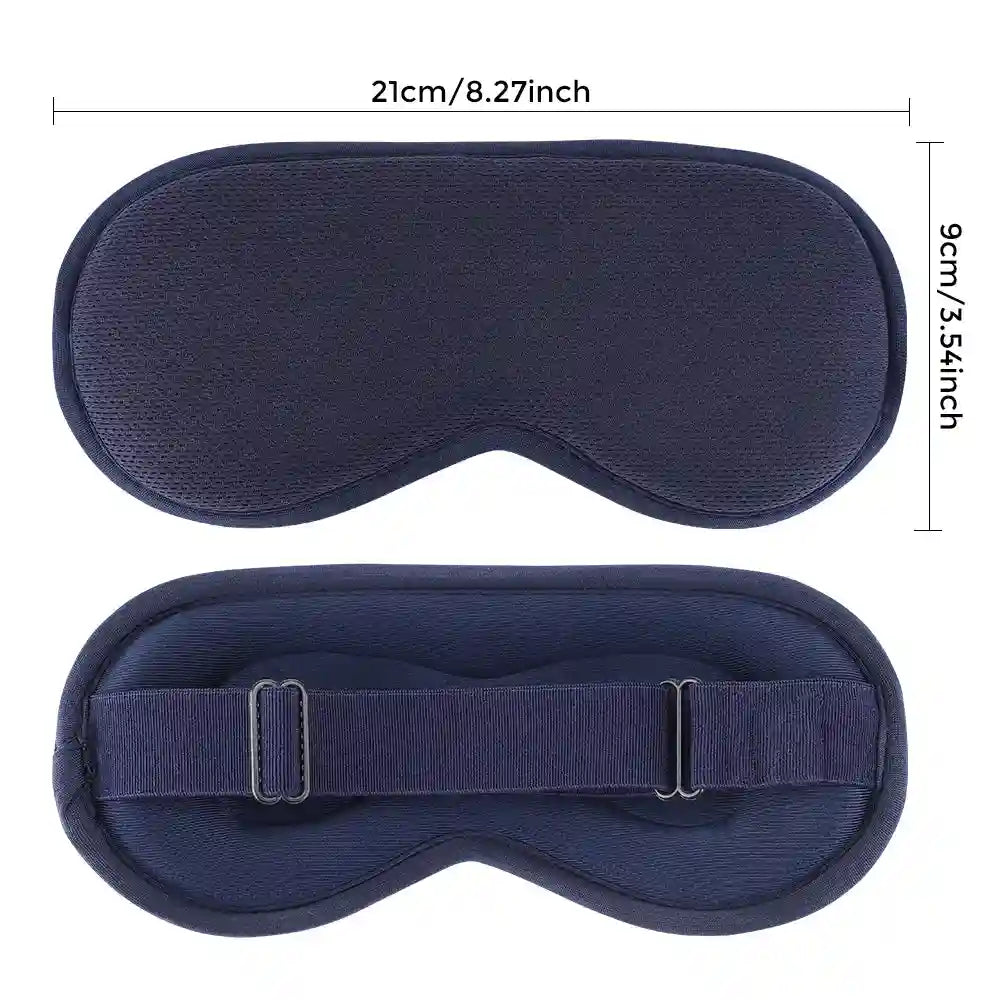 Electric Eye Massager with Heat - Portable Stress Relief Device Blue Relaxation Treatment Tidesmit