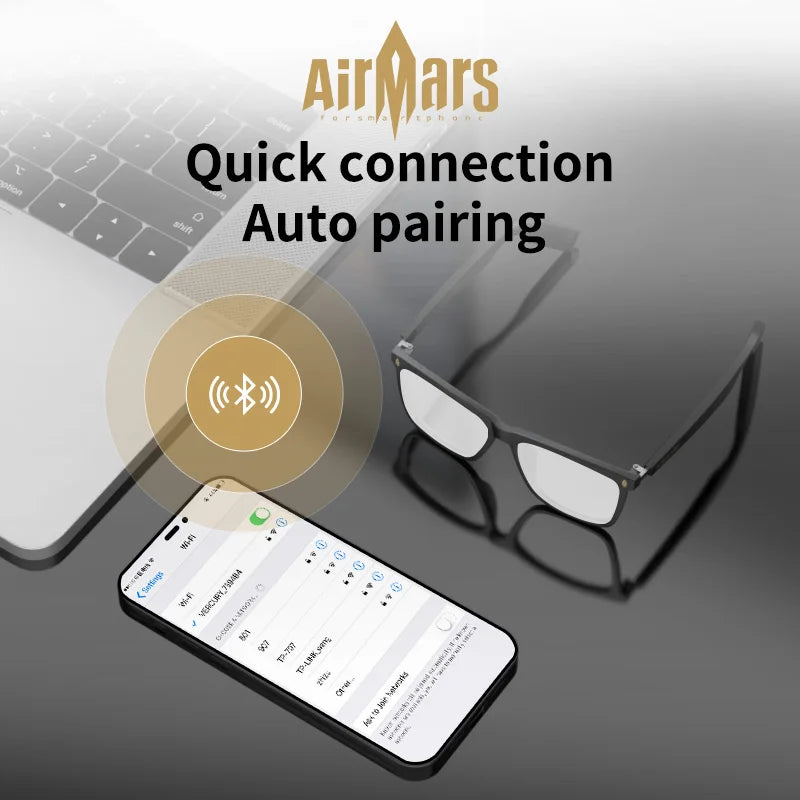 Smart Audio Sunglasses with Spatial Sound - Bluetooth Wireless Tidesmit