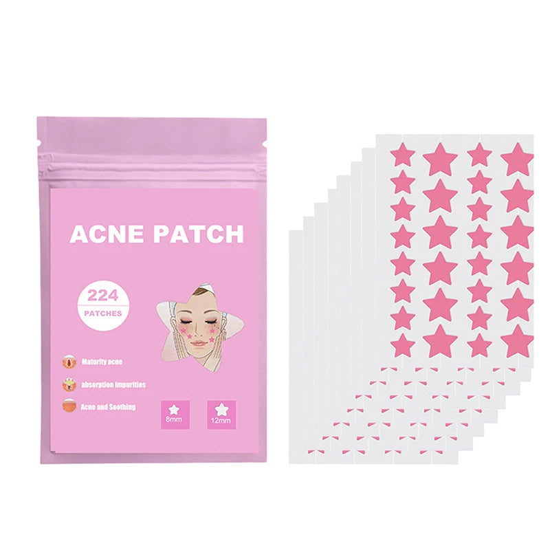 112 PCS/SET Star Pimple Patch Acne Colorful Invisible Acne Removal Skin Care Stickers Concealer Face Spot Beauty Skin Care Tools