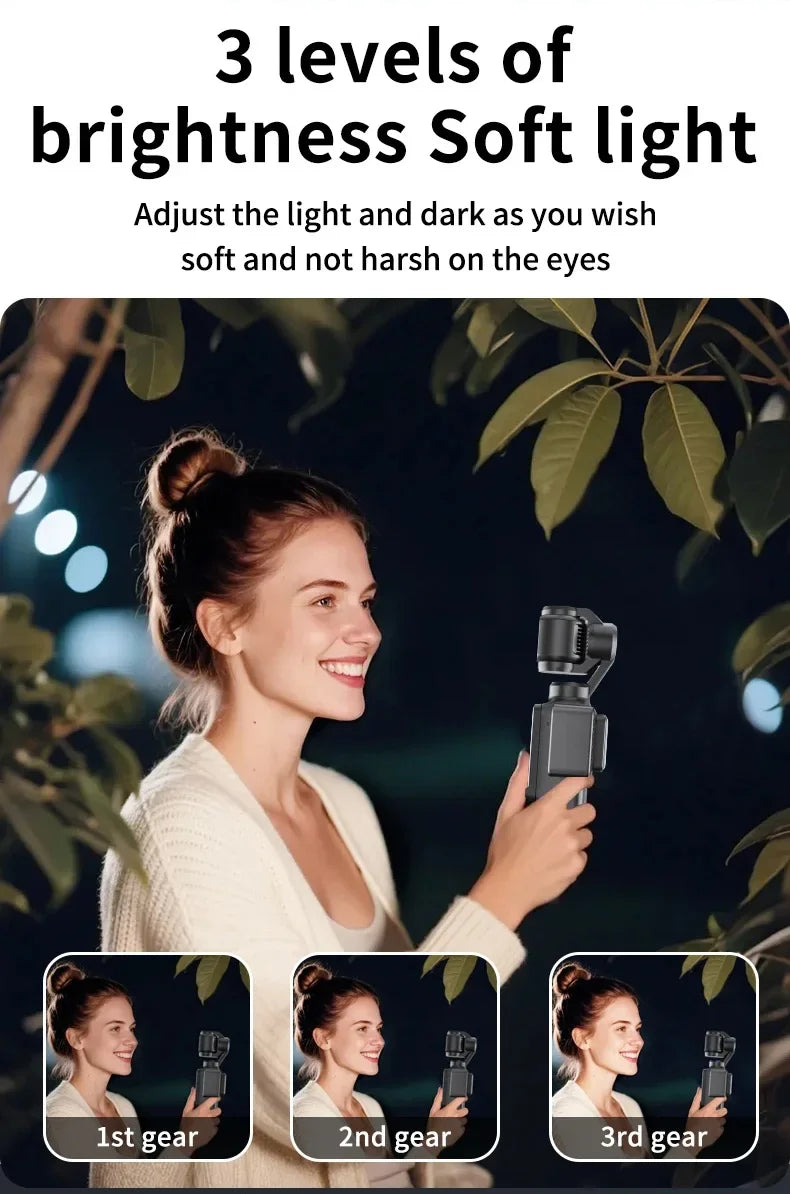Pocket 3 Magnetic LED Fill Light for Content Creation Tidesmit