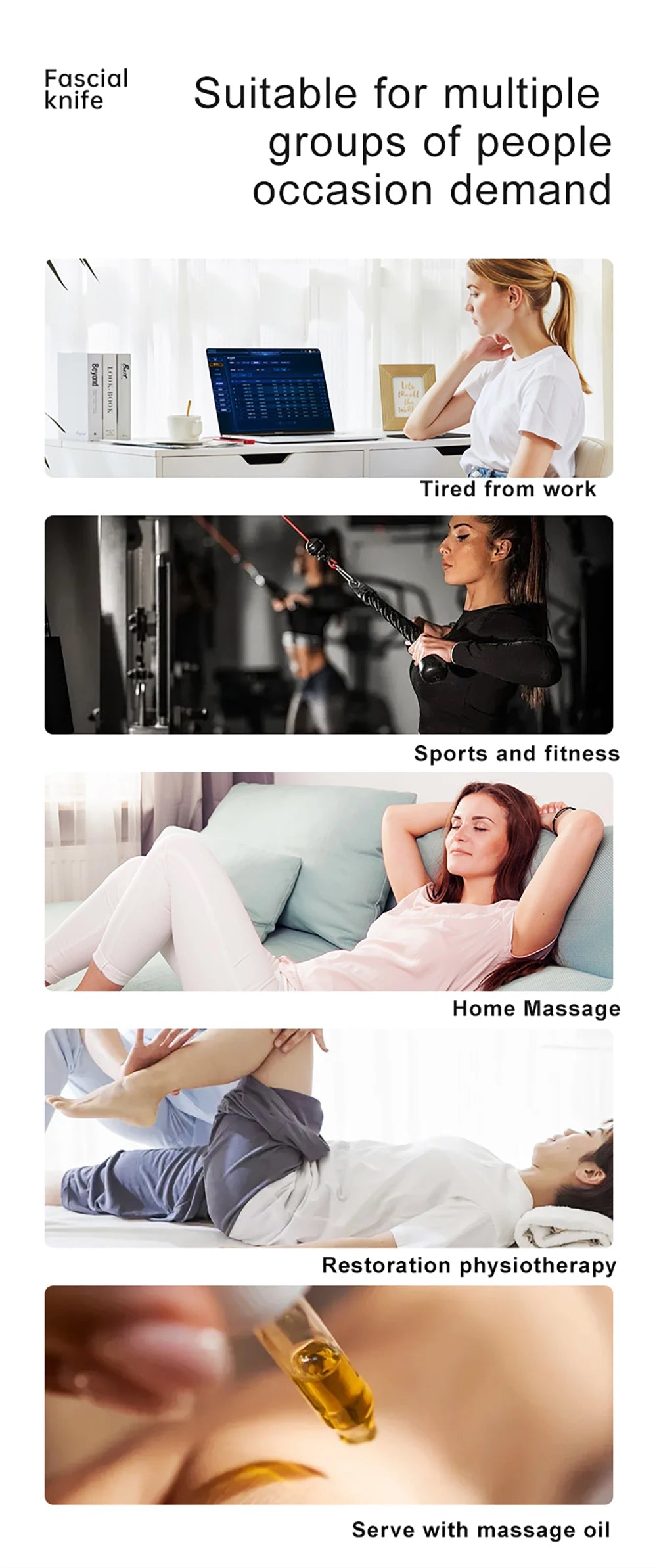 Electric Muscle Relief Massager - LCD Vibration Heat Therapy Tool Back Massage Instrument Tidesmit