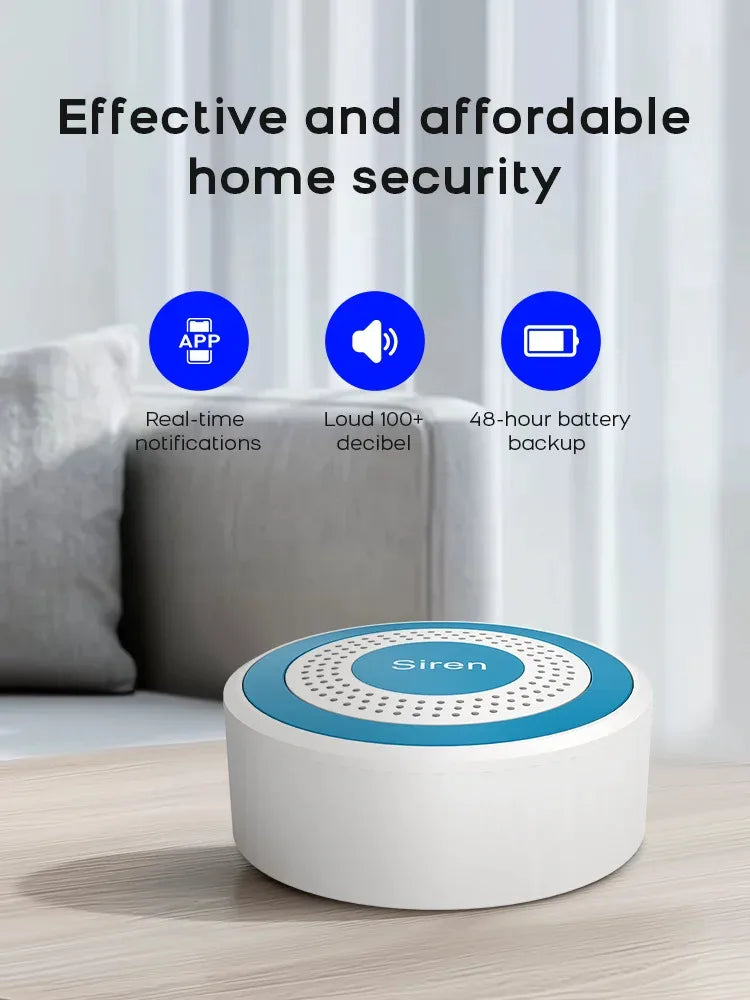 WiFi Home Alarm System with Alexa Voice Control and App Automation Tidesmit