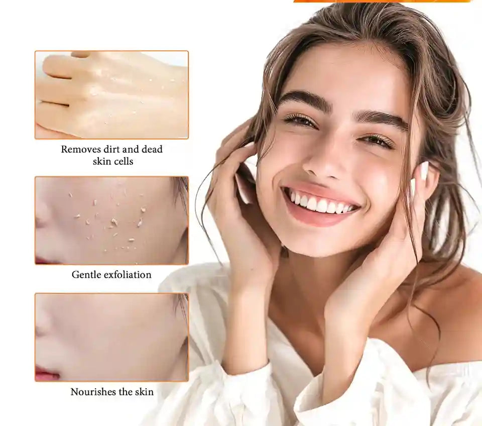 Orange Exfoliating Gel for Radiant Skin - Natural Brightening Treatment Scrubs Treatments Tidesmit