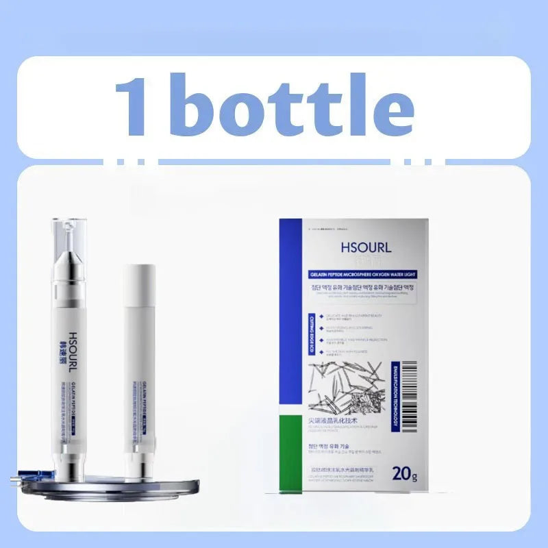 One-bottle HSOURL facial serum set with bottle and 20 g powder box