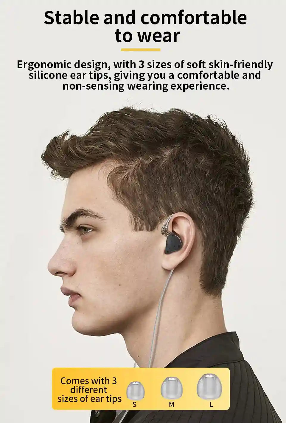 Wired In-Ear Monitors ZS10 Pro X - HiFi Studio Sound & Detachable Cable Tidesmit