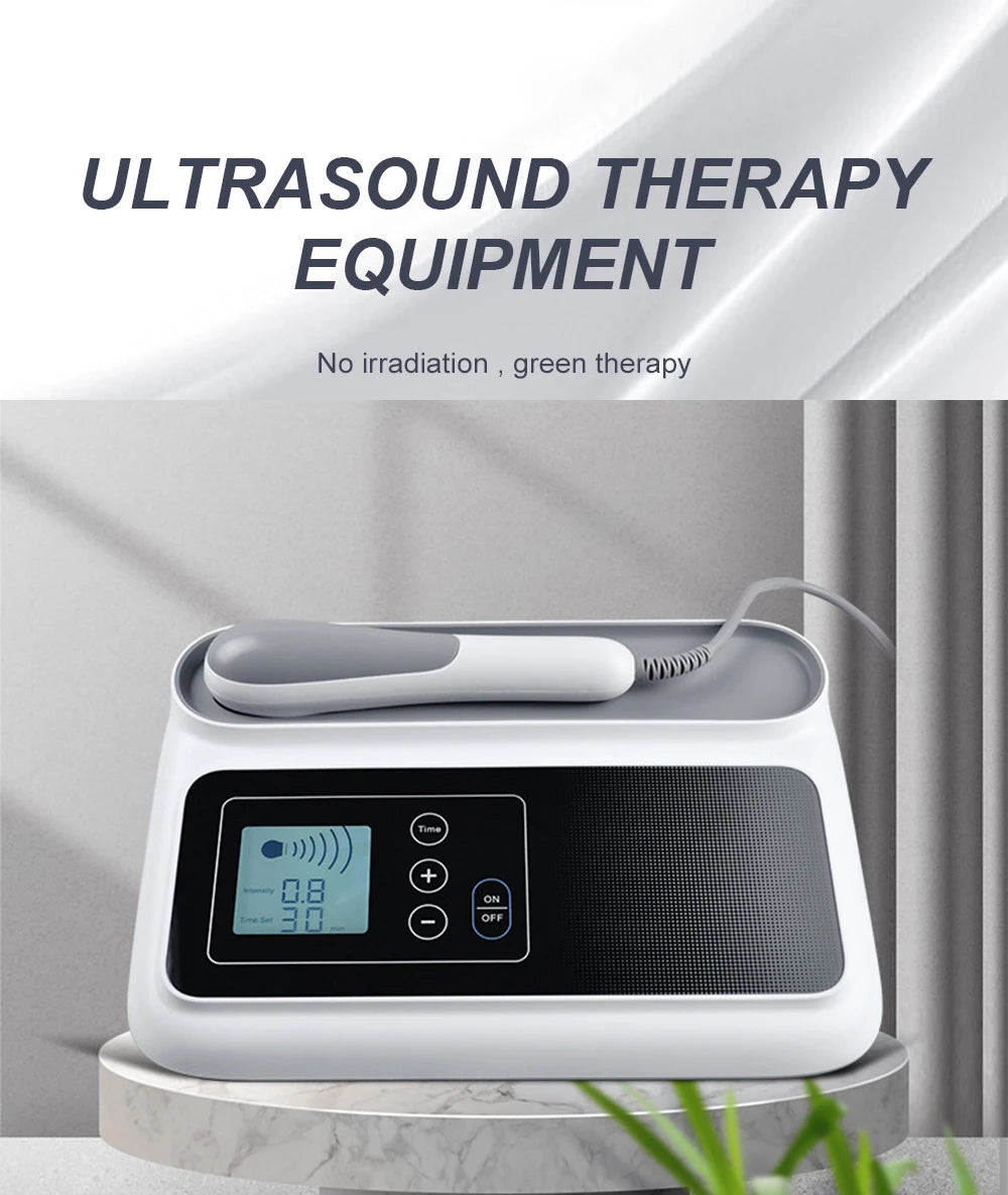 Ultrasonic Therapy Machine - 1MHz Portable Muscle Relief Device Body Shaping Massage Equipment Tidesmit