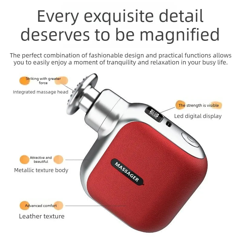 Portable Fascia Gun: Rechargeable Deep Tissue Muscle Recovery Massager Fascia Gun Tidesmit