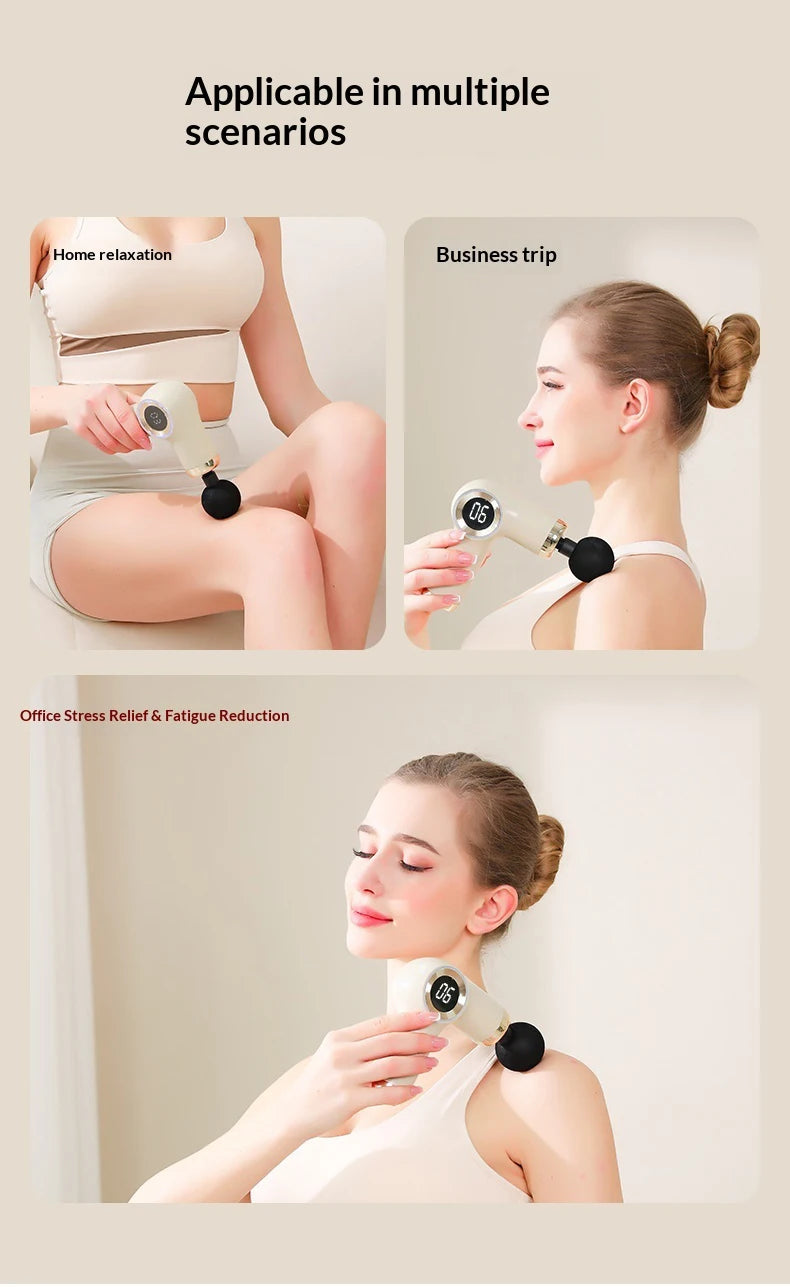 Fascia Gun Portable Deep Tissue Massager - Rechargeable Recovery Tool Fascia Gun Tidesmit