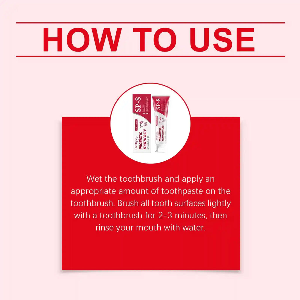 Tidesmit SP-8 Hydroxyapatite teeth whitening toothpaste for deep cleaning, stain removal, and decay prevention.