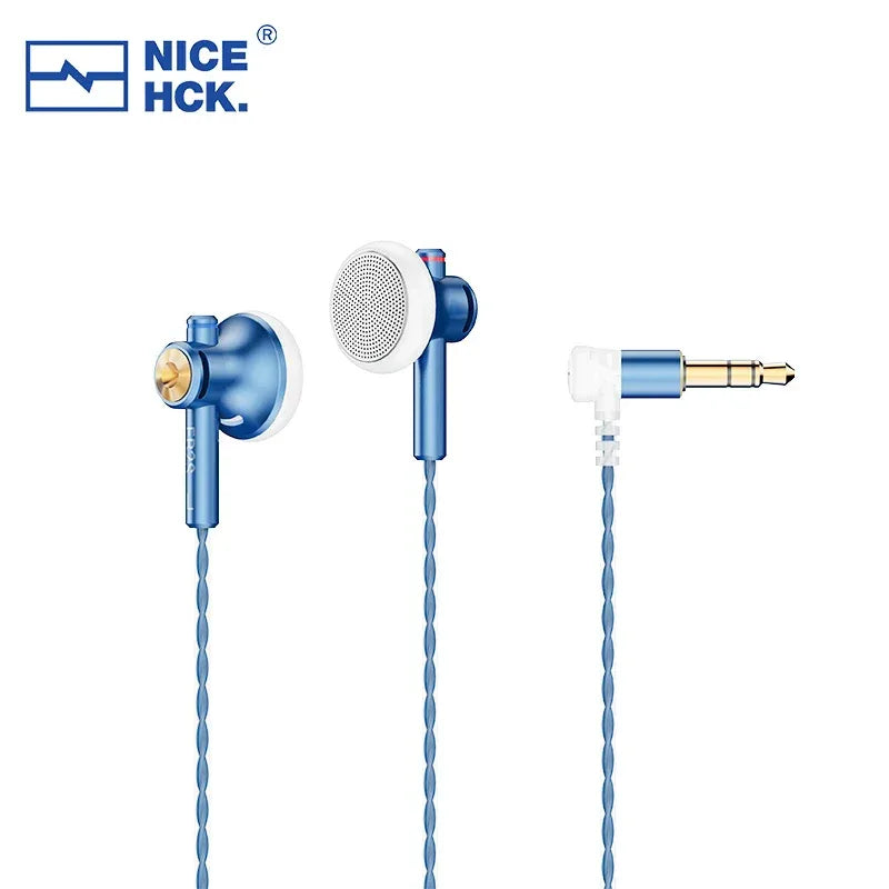 15.4mm LCP Diaphragm Wired Earphones by Tidesmit - High-Fidelity Audio 3.5mm No Mic Tidesmit