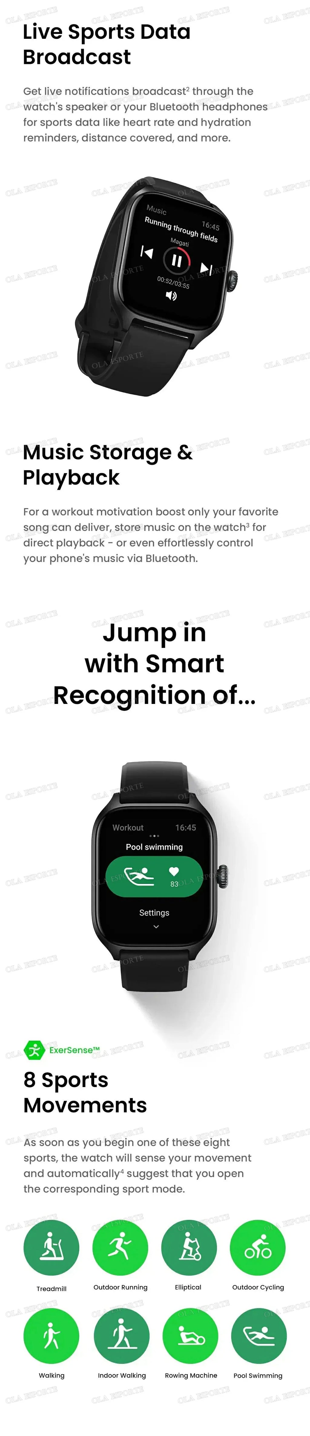 Smart Watch For Android IOS Watches 2.01inch HD Display BT Call Message Alert Music Sports Mode Smartwatch Men Women Gift HW12