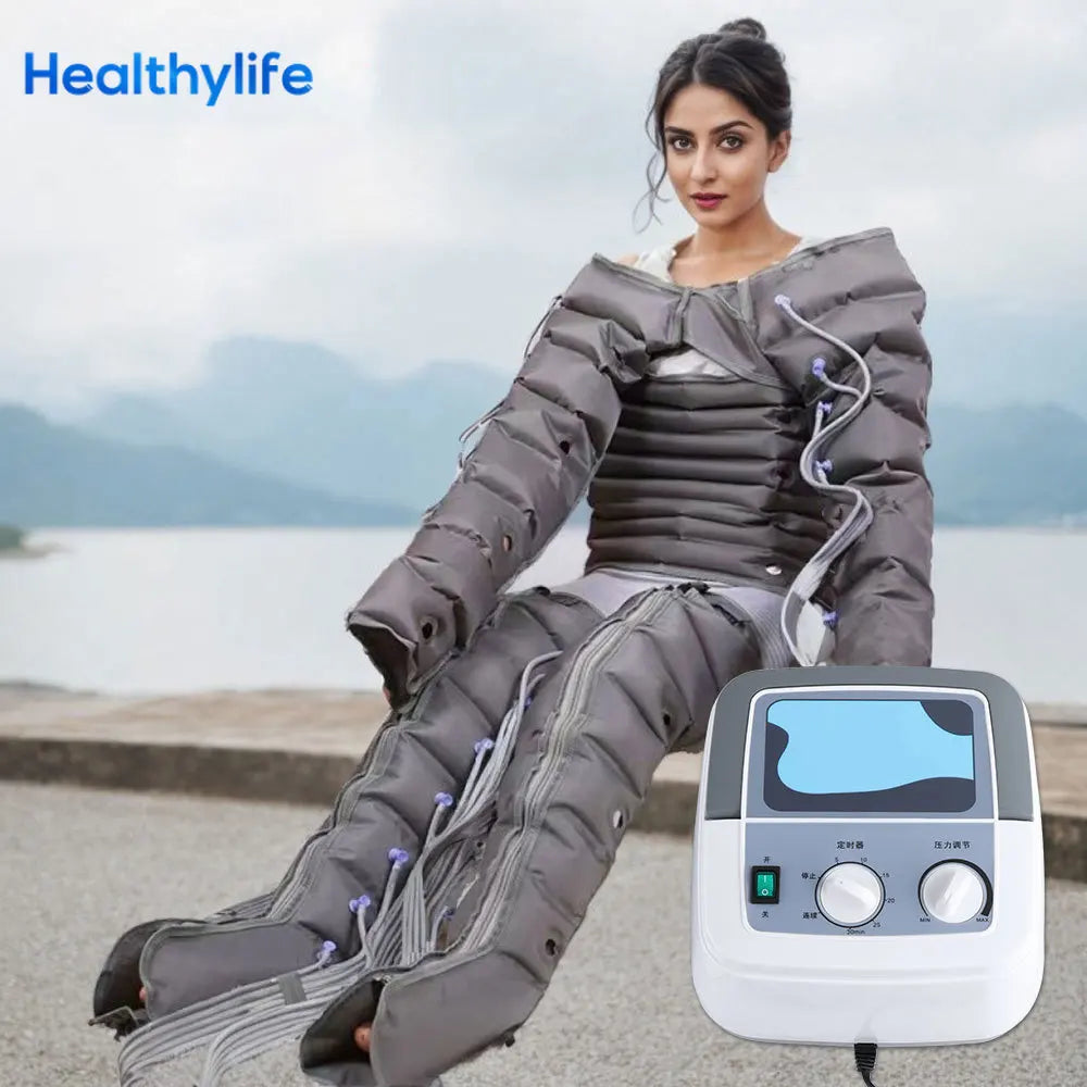 Lymphatic Drainage Machine: Electric Air Compression Leg Massager Body Shaping Massage Equipment Tidesmit
