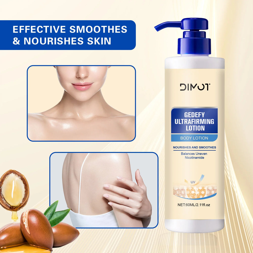 Ultra Firming Body Lotion 60ml Tighten Nourish Skin Boost Elasticity Niacinamide Hyaluronic Acid Shea Butter Body Lotion