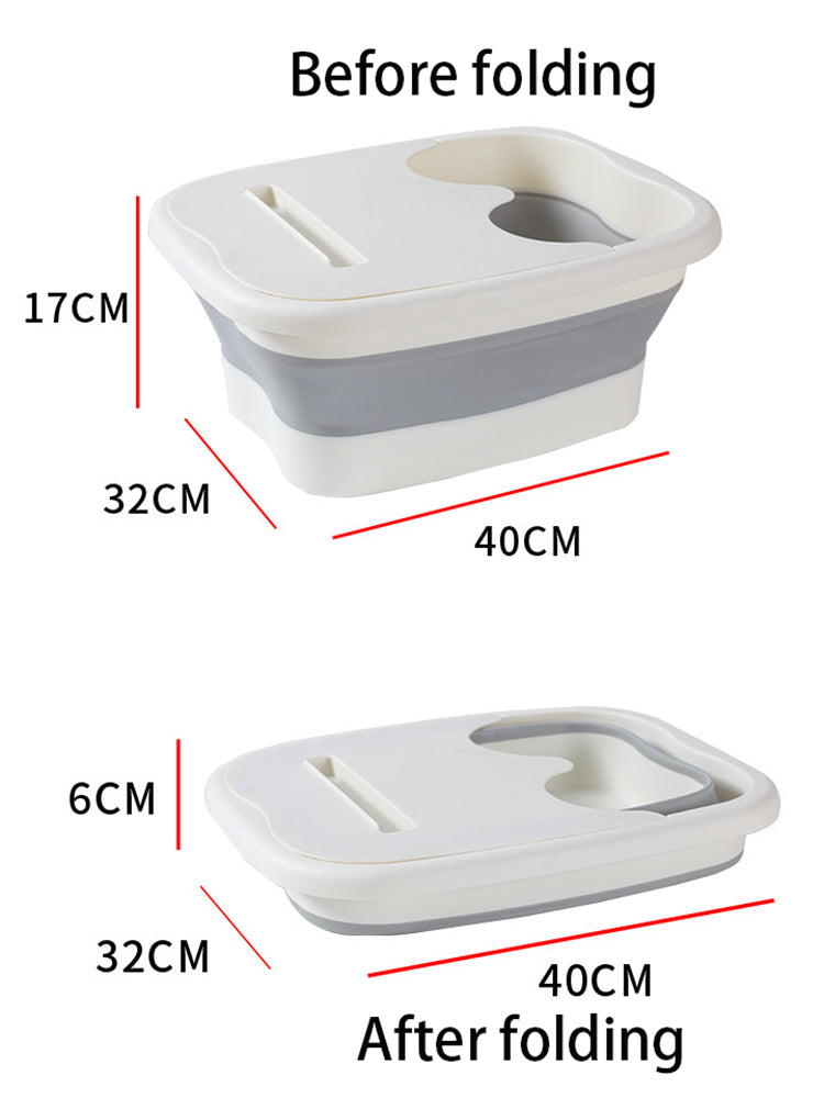 Foldable Foot Bath Massager | Portable Home Spa Wellness Tool Relaxation Treatment Tidesmit