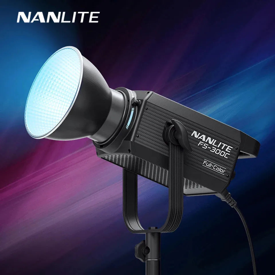 Nanlite FS-300C RGB LED Video Light 300W - Full Color Studio Lighting Tidesmit