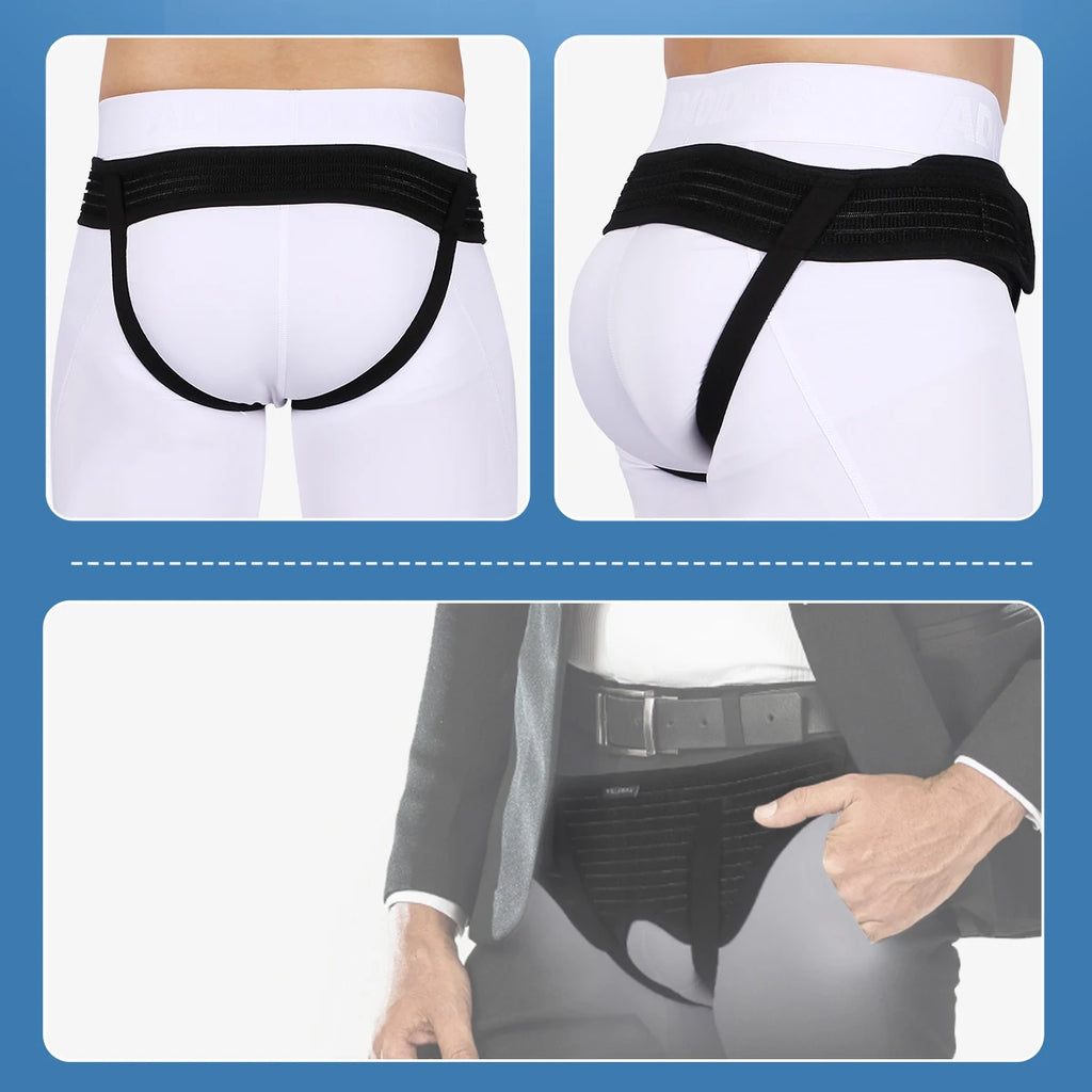 Hernia Belt for Inguinal Pain Relief - Adjustable Support for Daily Comfort Relaxation Treatment Tidesmit