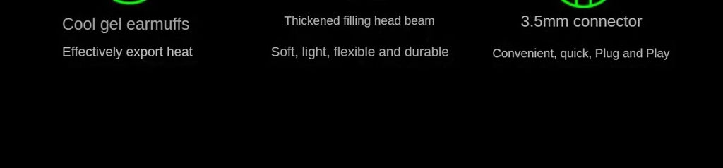 Tidesmit Wired Gaming Headset with Mic - Low Latency Over-Ear Comfort Tidesmit