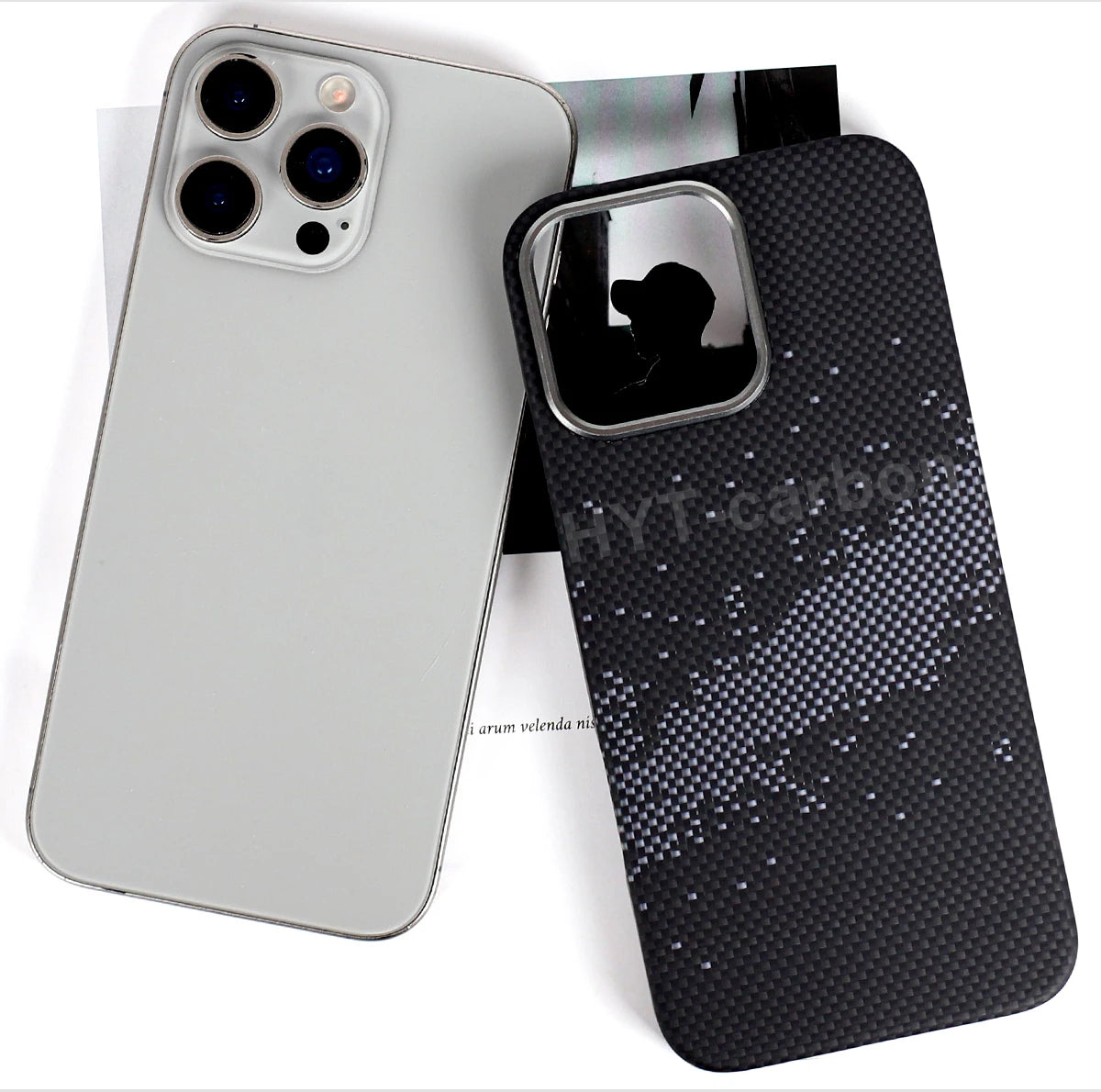 iPhone 16 Pro Max Aramid Fiber Case - Slim Military-Grade Protective Cover Tidesmit