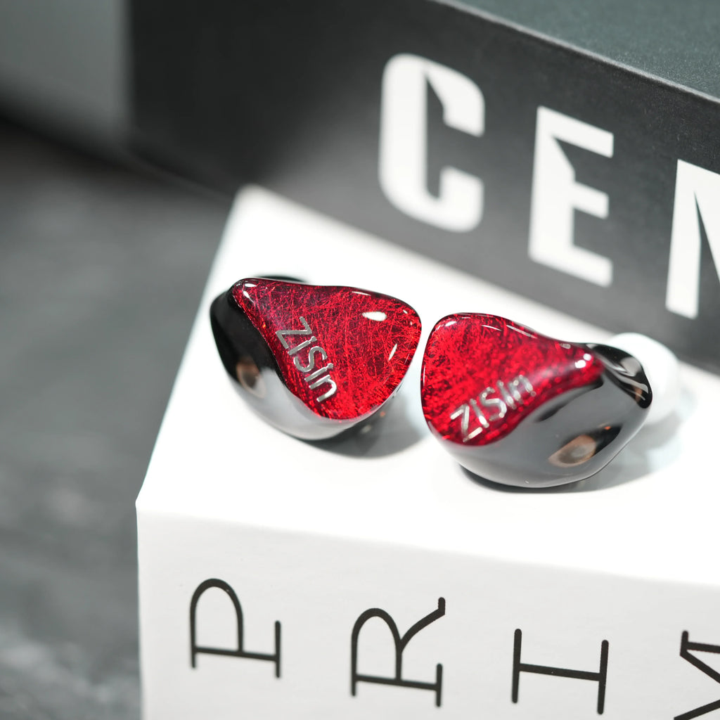 Vermilion Flame Hybrid 1DD+2BA IEM Earphones by Tidesmit Tidesmit