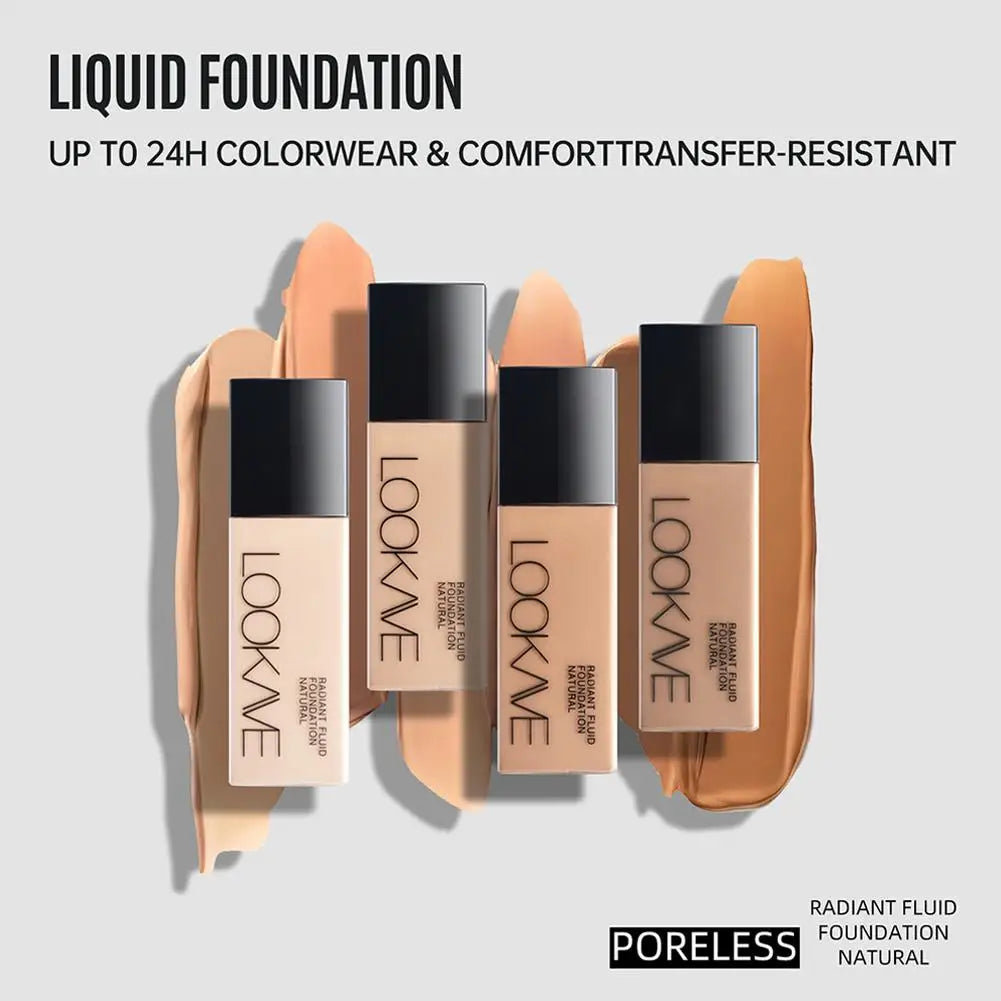Tidesmit long lasting full coverage matte liquid foundation for natural moisturizing face makeup finish
