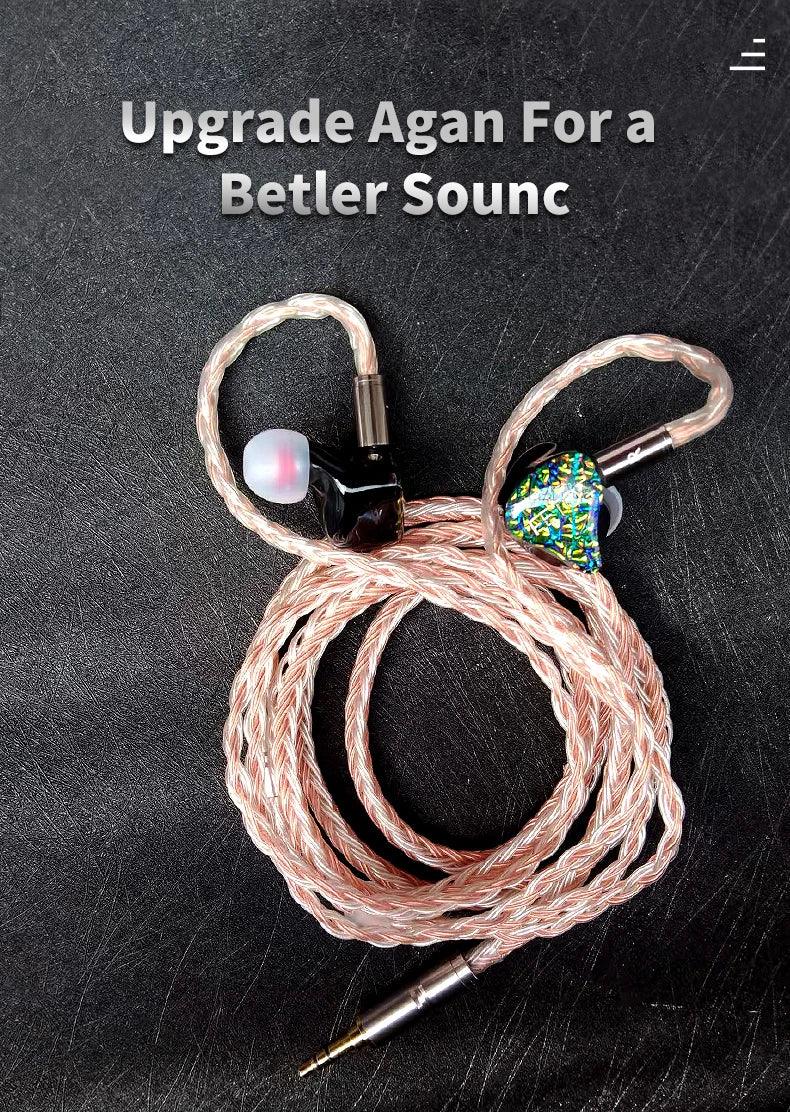 Hybrid In-Ear Monitors Noise Canceling Wired Headphones - Tidesmit Tidesmit