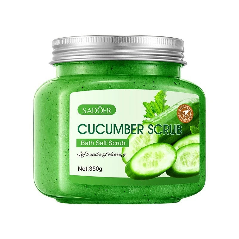 Cucumber Exfoliating Body Scrub – Natural Moisturizing Gel 350g Scrubs Treatments Qinggua Tidesmit