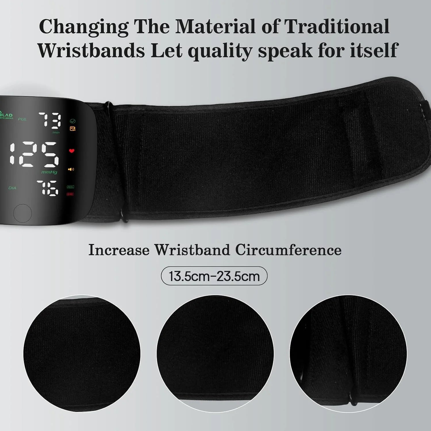 Rechargeable Digital Wrist Blood Pressure Monitor Sphygmomanometer Tonometer Tensiometer blood pressure Heart Rate Monitor