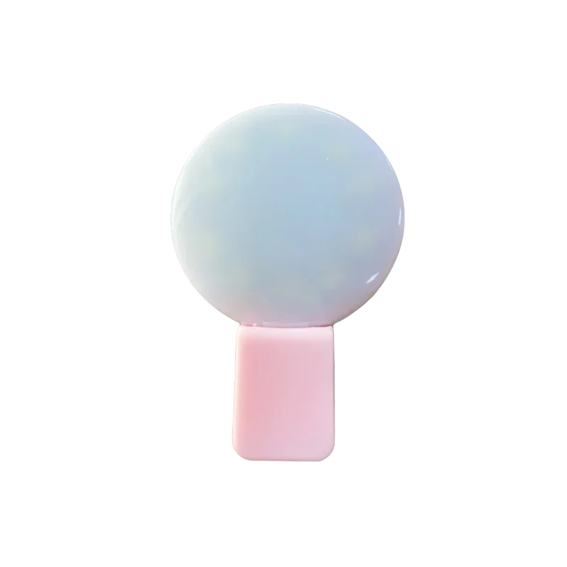 LED Selfie Ring Light – Adjustable Phone Lamp for Content Creation Pink-MinIQ Tidesmit